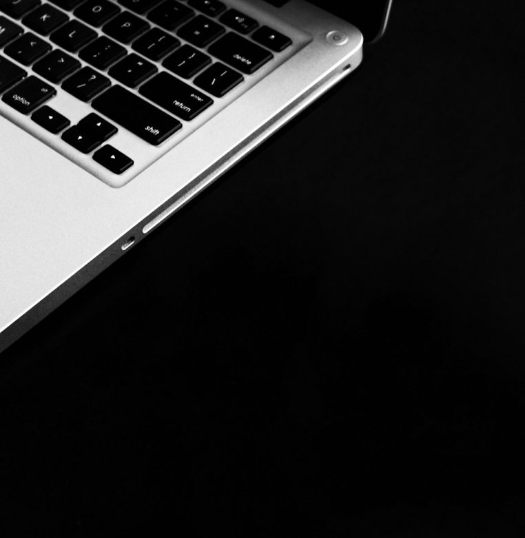 Laptop on a desk